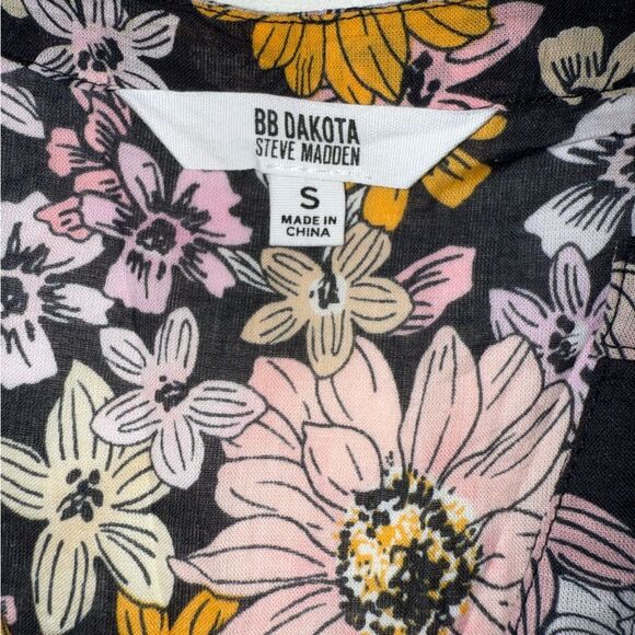 BB Dakota Steve Madden Women’s Small Ruffled mini Dress - Picture 7 of 15